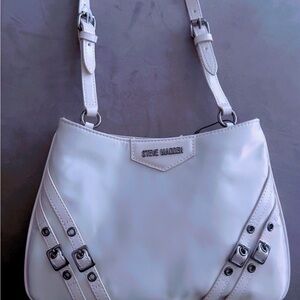 Steve Madden Elegant White Shoulder Bag